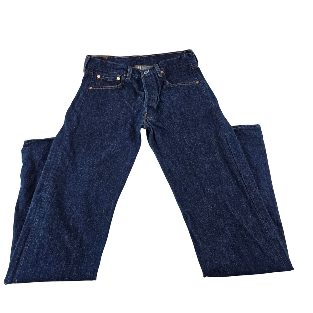 Levis 501xx Mens Dark Indigo Straight Leg Denim Jeans Made in USA 14724